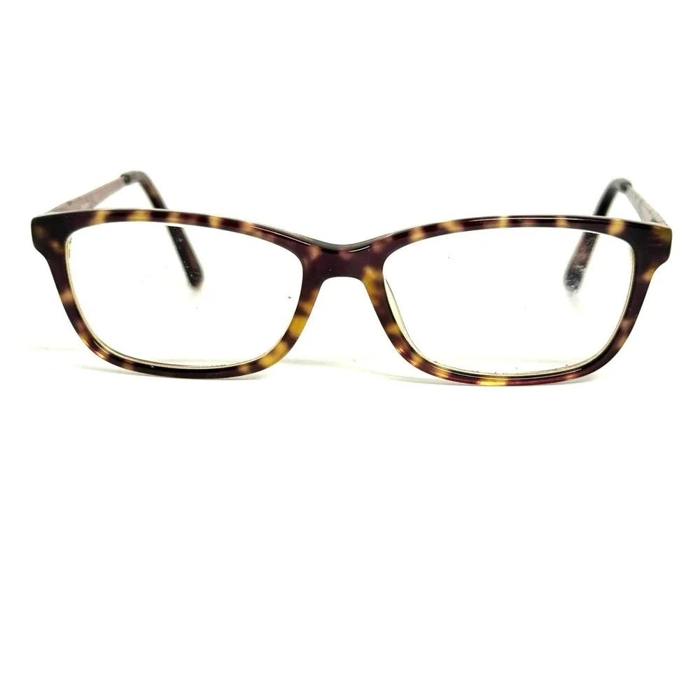 Bebe Love The Nightlife BB5084 Topaz Tortoise Crystal Eyeglasses Frames 135mm